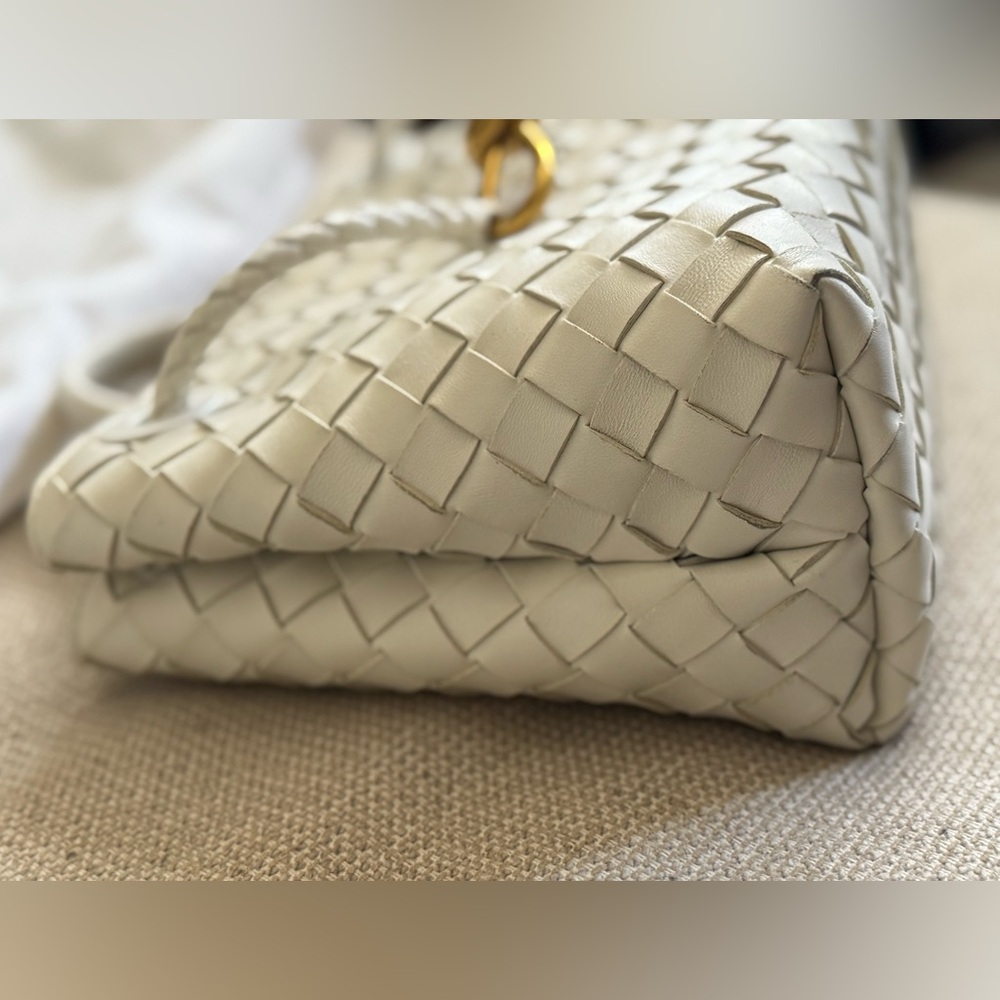 Bottega Veneta Small Andiamo Intrecciato Leather Top-Handle Bag - Picture 6 of 16